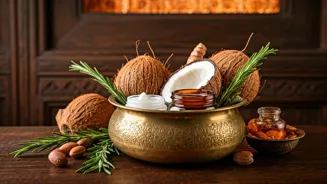 Get Lush Locks with Hair Oils and Masks.
