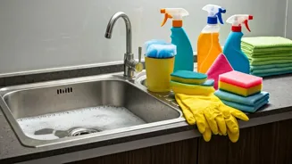 Clean Your Kitchen Easily in Just 5 Steps.