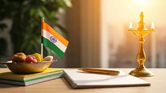 Decorate Your Desk with Indian Tricolor