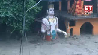 Dehradun Rains: Temple Submerged in Cloudburst