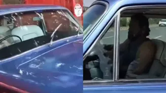 Dhoni enjoys vintage Rolls-Royce drive in Ranchi
