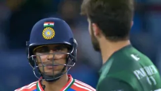 Gill shows his angry side in IND vs PAK contest