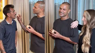 Dhawan and Chahal go viral with hilarious reel