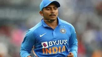 Prithvi Shaw criticized for wasting his career