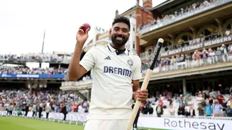 DSP Siraj draws massive praise for Oval heroics