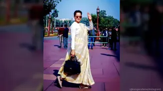Kangana's Saree: A Political Fashion Statement