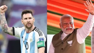 Messi sends iconic jersey to PM Modi on birthday