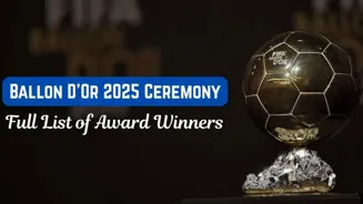 Ballon d'Or 2025: Full list of award winners