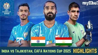 India edge Tajikistan 2-1 in CAFA Nations Cup