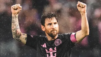 Messi brace fires Inter Miami to playoff spot