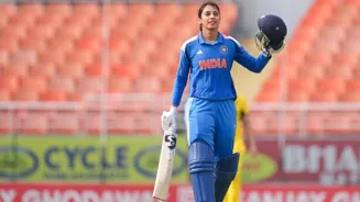 Smriti Mandhana enters record books in Mullanpur
