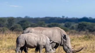 Explore Wild Rhinos and Nature's Beauty!