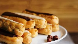 Indian Flavors Elevate Eclair Desserts