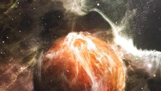 Stardust Transforms Into a New Planet