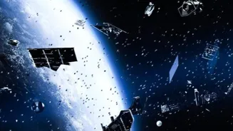 Space Debris Poses Satellite Threat Now.