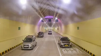 Mumbai Coastal Road Tunnel Closed After Car Fire