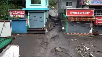 Cloudburst Triggers Landslides in Uttarakhand