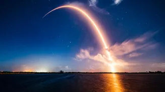 SpaceX launches Starlink satellites again.