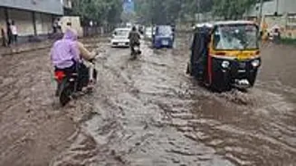 Pune Hit By Heavy Rains, Traffic Jams