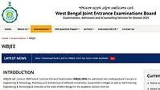 WBJEE 2025 Results & Rank Card Released