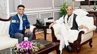 Rajnath Singh Praises Astronaut Shukla
