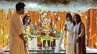 Kartik Aaryan & Sreeleela Celebrate Together