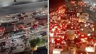 Delhi-Meerut Expressway Faces Heavy Traffic