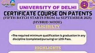 DU Patent Course Registration Closes Today