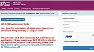 IGNOU Extends Admission Deadline to August 31
