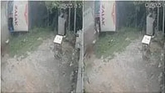 Speeding Lorry Flips in Nalgonda; Driver Safe