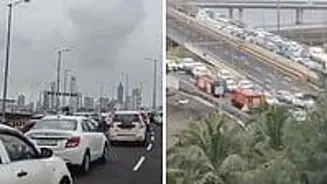 Mumbai Coastal Road Reopens After Car Fire