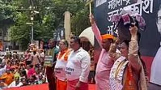 Shiv Sena Protests Graft in Maharashtra