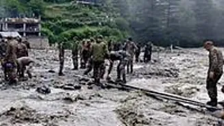 Army Rescues After Uttarkashi Cloudburst