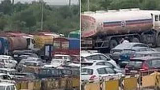 Mumbai Traffic Snarled by Maratha Quota Protest
