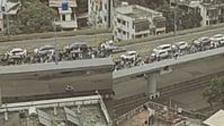 Traffic Jam Grips Pune's New Sinhagad Flyover