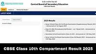CBSE 10th Compartment Result 2025 Soon
