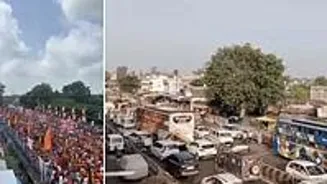 Traffic Jam Grips Indore-Bhopal Highway