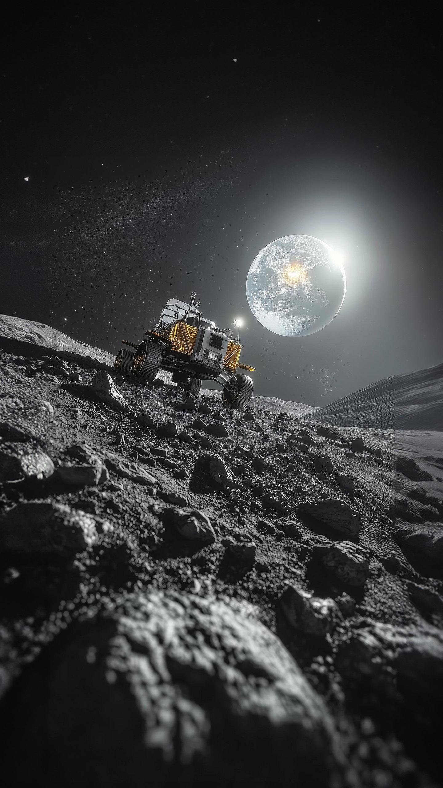 Exploring Lunar Landscapes: A Quiz on Moon's Features