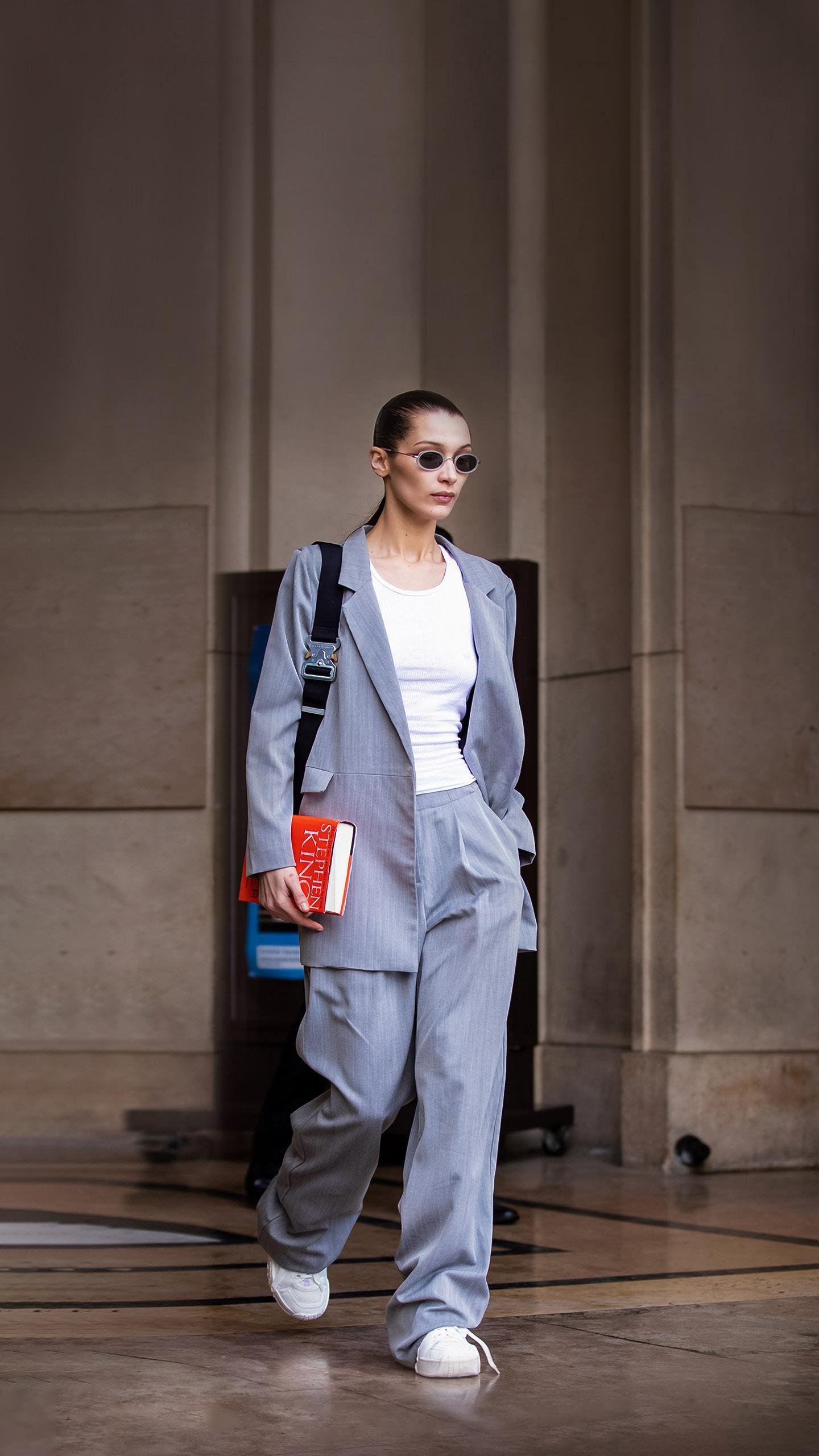 Bella Hadid Embraces Office Siren Style at Orebella Launch