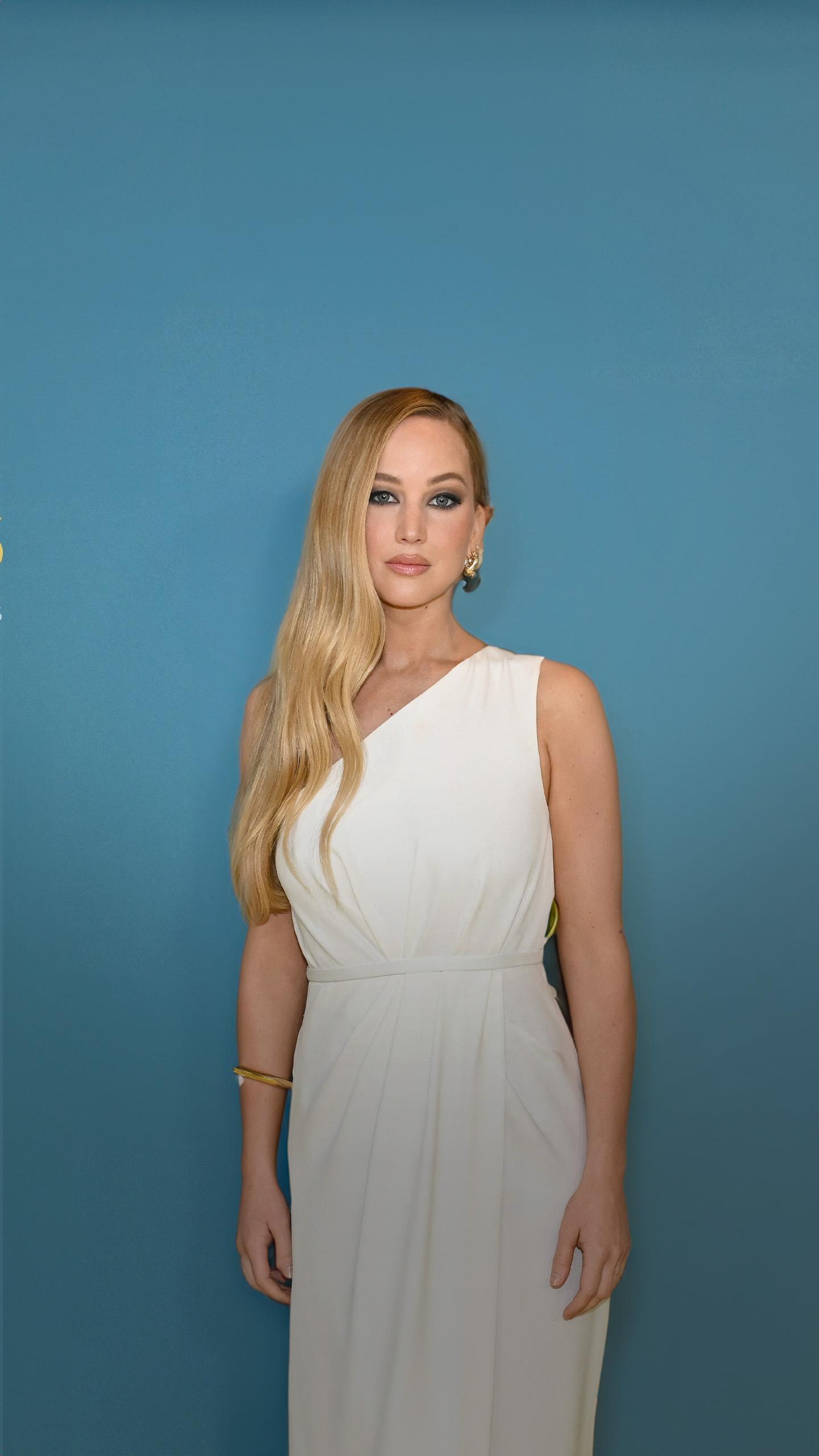 Jennifer Lawrence Wears Fforme Dress at New York City Event