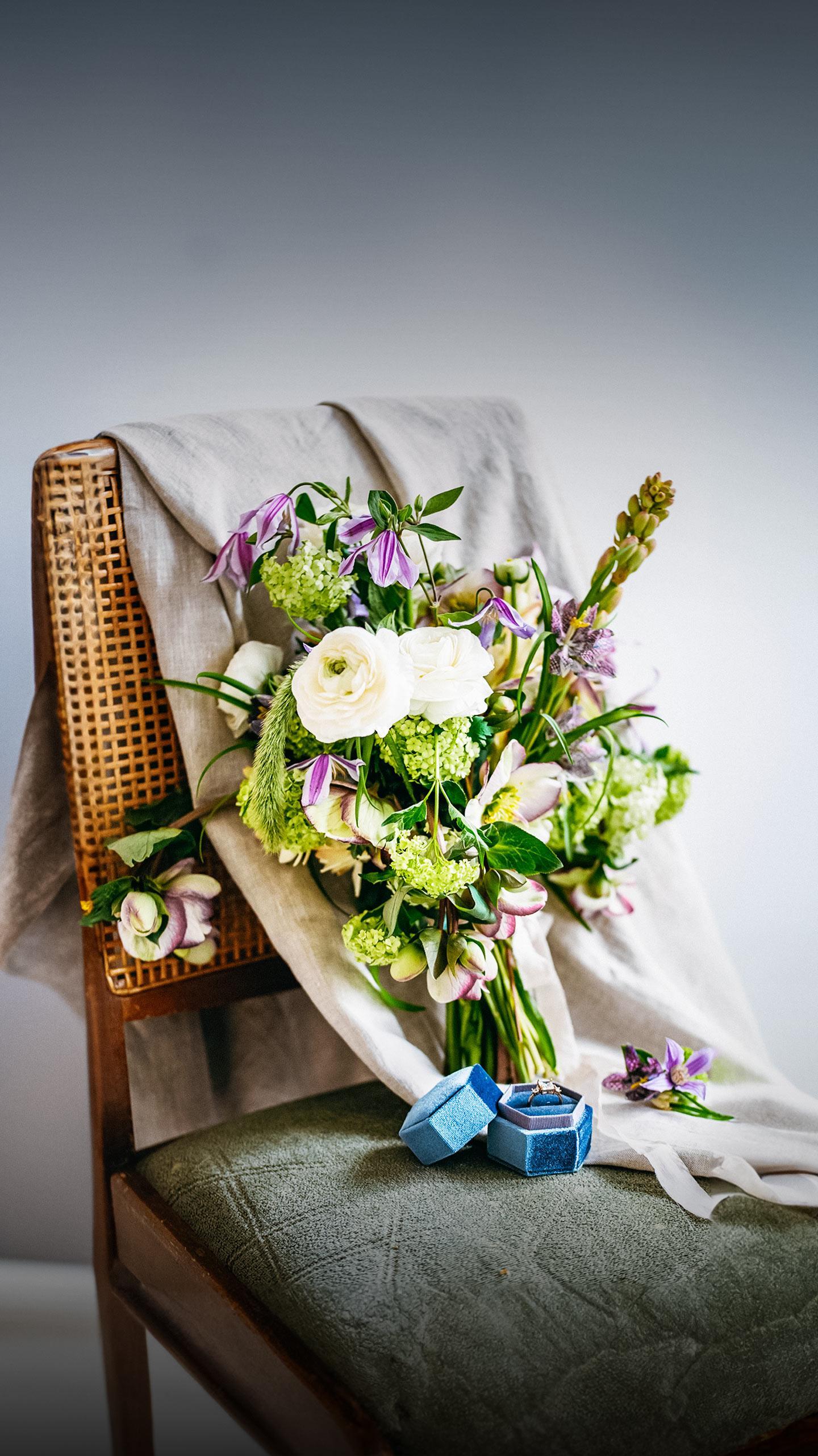 Sophia Gilligan and Alexandre Bennet Celebrate Wedding with Vintage and Custom Designs