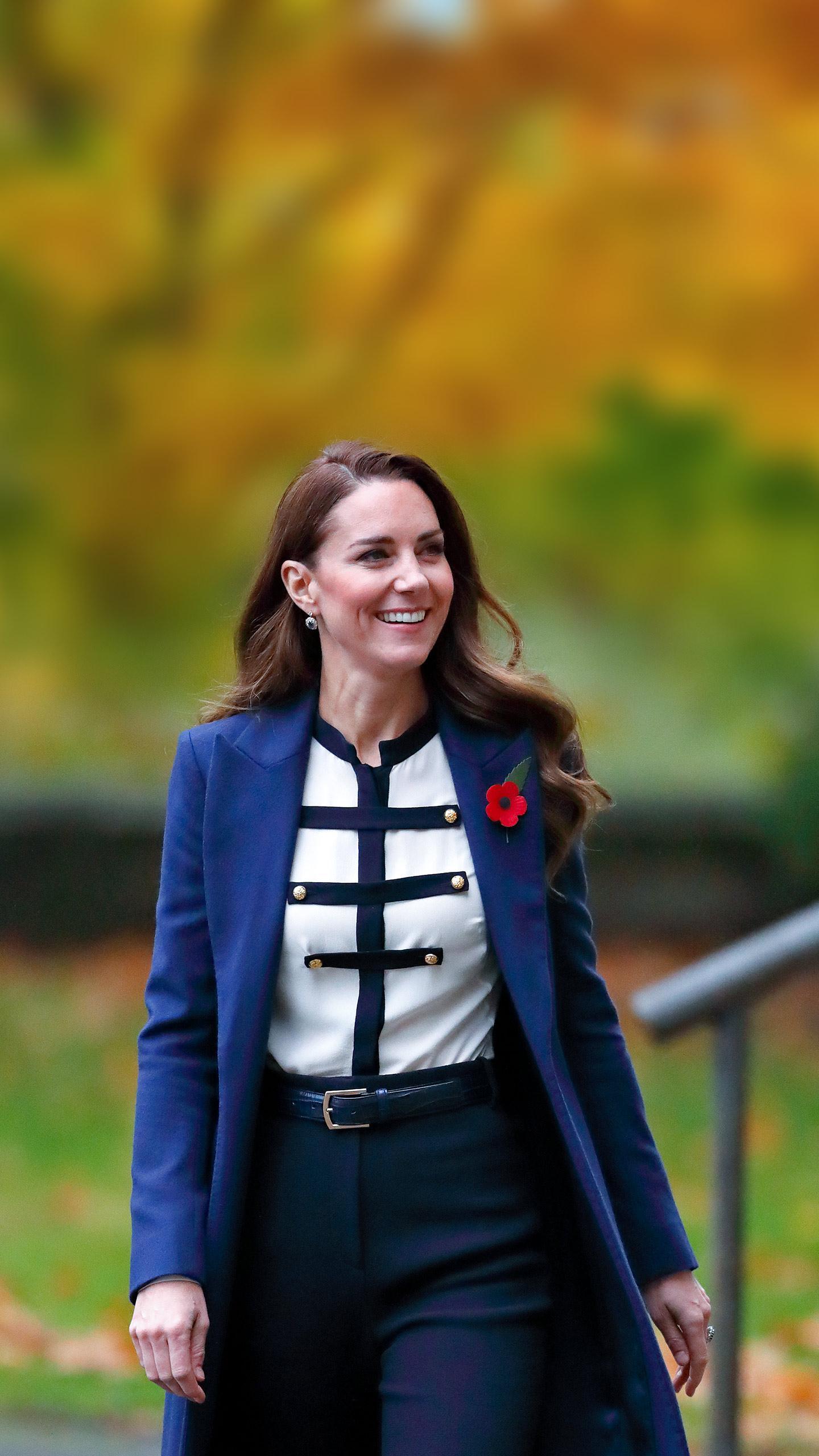 Princess Kate Attends Remembrance Sunday with Iconic Jewelry